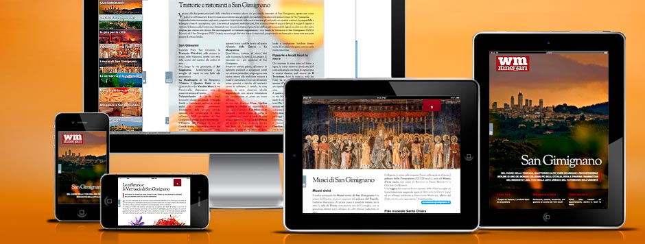 guide turistiche in formato web magazine