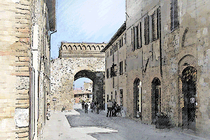 San Gimignano, Porta San Matteo