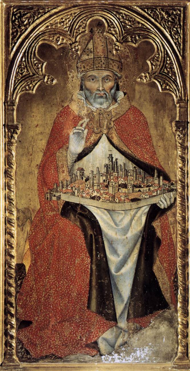 San Gimignano: Taddeo di Bartolo, San Geminiano vescovo