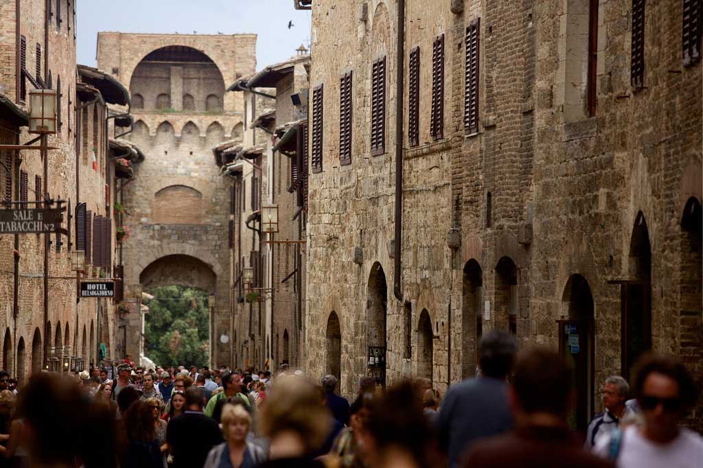 San Gimignano, Via San Giovanni